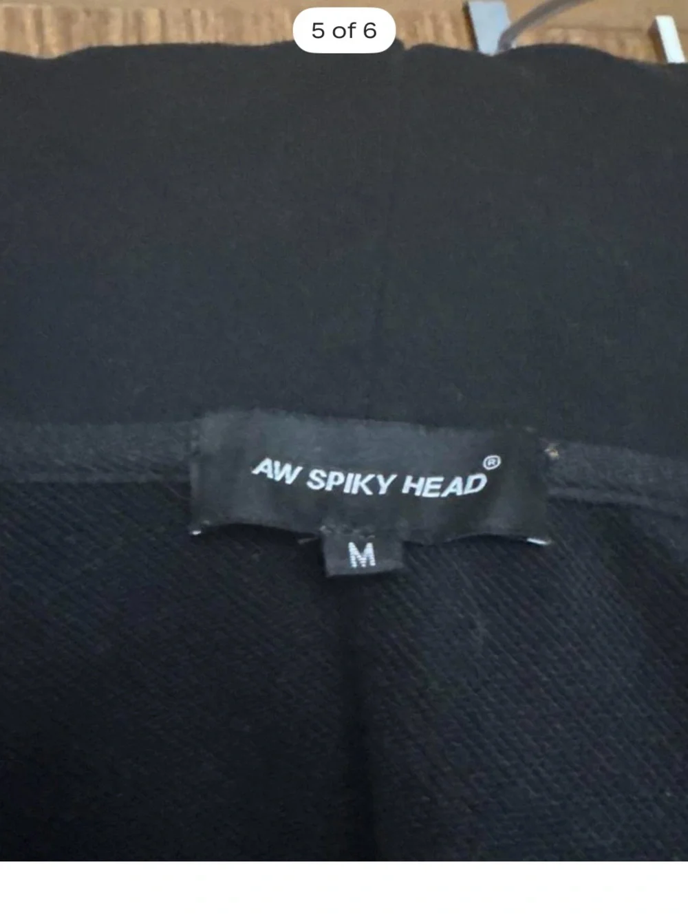 Black 'Spiky head Graphic Hoodie - Men's Sweater